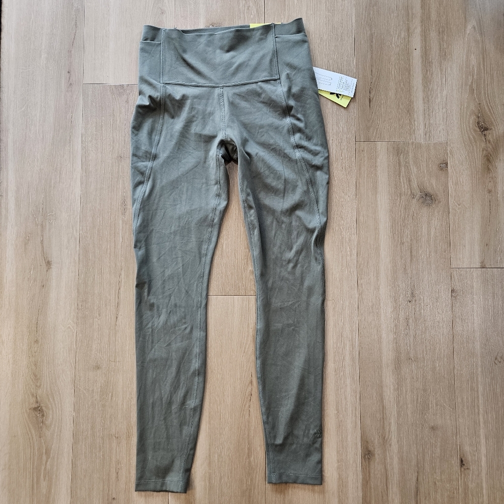 All in Motion Brushed Sculpt High Rise Green Leggings Small